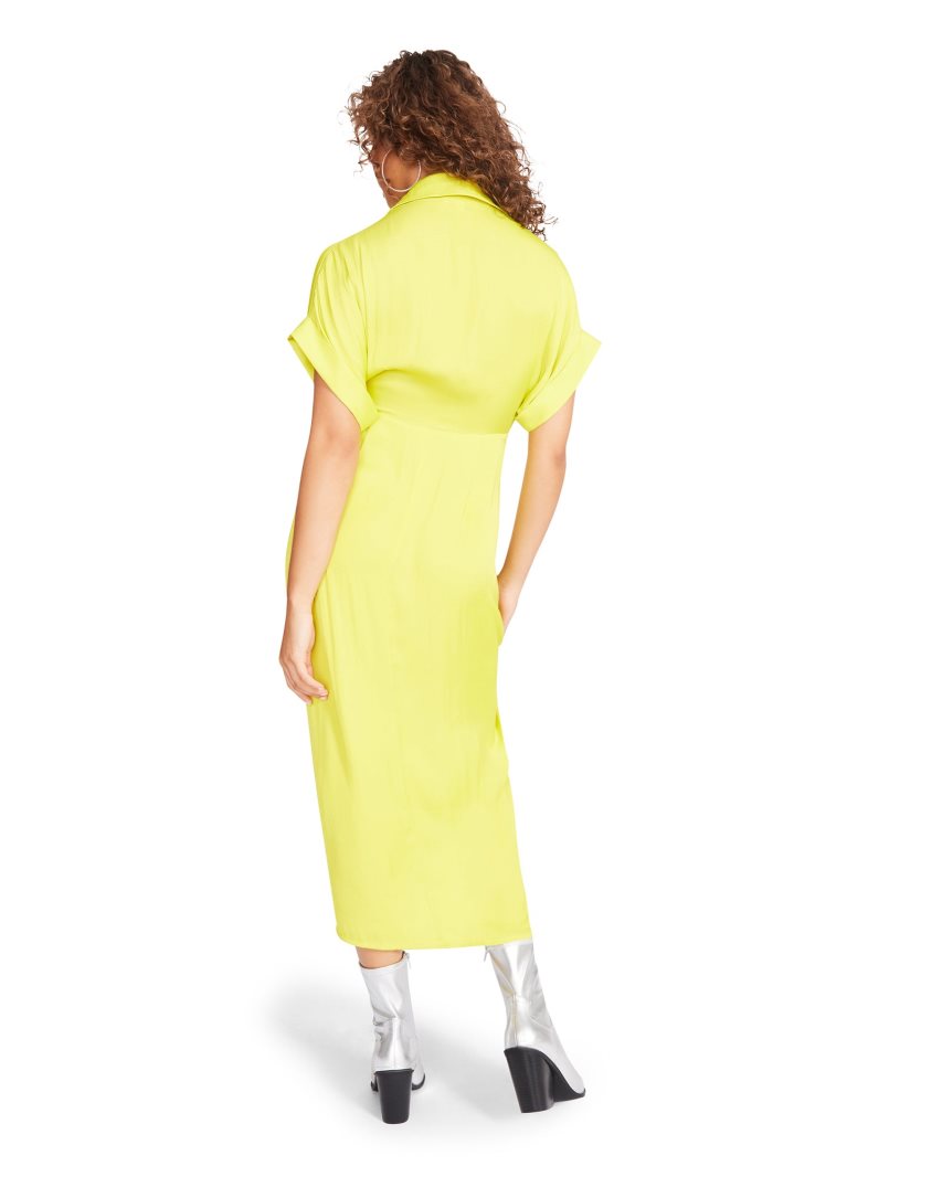 Vestido Steve Madden Tori Citron Mujer Amarillo | ES UR9618